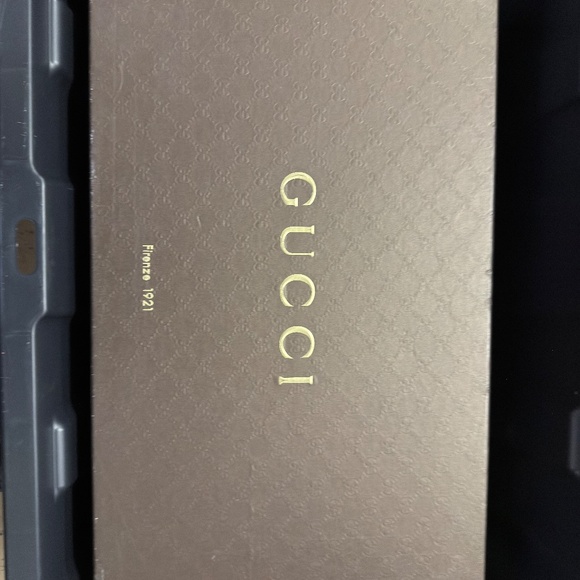 Gucci Brown Leather Boots NWT 8.5 38 1/2 In Box - Picture 9 of 10